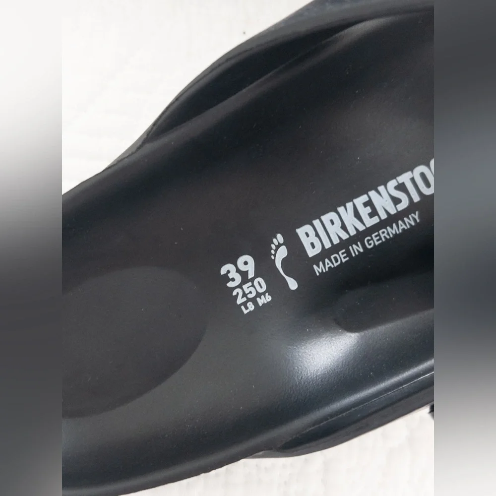 NWOT Birkenstock Arizona Essentials EVA Sandals Medium Width Black Size 8W/6M - Picture 10 of 11